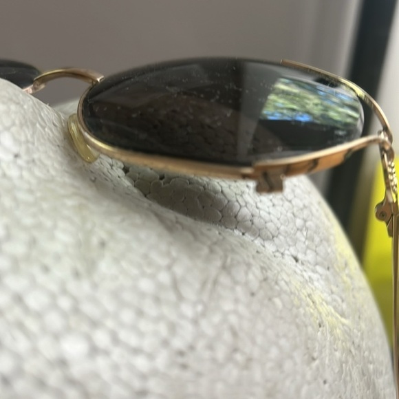 Vintage Christian Dior Eyeglasses Sunglasses Goldtone Frames - Picture 8 of 13